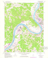 Download a high-resolution, GPS-compatible USGS topo map for Ravenswood, WV (1978 edition)