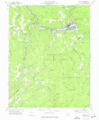 Download a high-resolution, GPS-compatible USGS topo map for Richwood, WV (1977 edition)