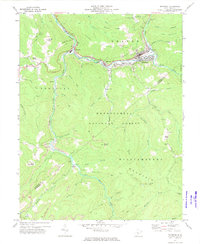 Download a high-resolution, GPS-compatible USGS topo map for Richwood, WV (1975 edition)