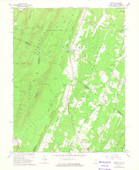 Download a high-resolution, GPS-compatible USGS topo map for Ridge, WV (1975 edition)