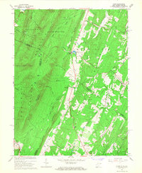Download a high-resolution, GPS-compatible USGS topo map for Ridge, WV (1967 edition)