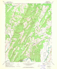 Download a high-resolution, GPS-compatible USGS topo map for Rig, WV (1972 edition)