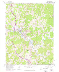 Download a high-resolution, GPS-compatible USGS topo map for Ripley, WV (1976 edition)
