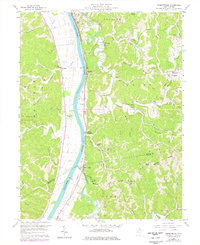 Download a high-resolution, GPS-compatible USGS topo map for Robertsburg, WV (1977 edition)