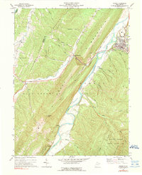 preview thumbnail of historical topo map of Romney, WV in 1973