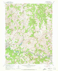 Download a high-resolution, GPS-compatible USGS topo map for Rosemont, WV (1972 edition)