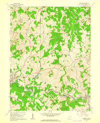 Download a high-resolution, GPS-compatible USGS topo map for Rosemont, WV (1962 edition)