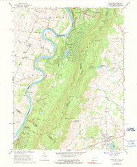 Download a high-resolution, GPS-compatible USGS topo map for Round Hill, WV (1990 edition)