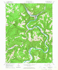 Download a high-resolution, GPS-compatible USGS topo map for Rowlesburg, WV (1967 edition)