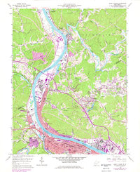 Download a high-resolution, GPS-compatible USGS topo map for Saint Albans, WV (1978 edition)