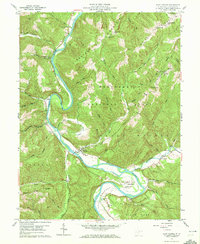 Download a high-resolution, GPS-compatible USGS topo map for Saint George, WV (1972 edition)
