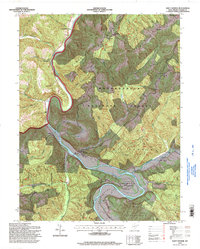 Download a high-resolution, GPS-compatible USGS topo map for Saint George, WV (1998 edition)