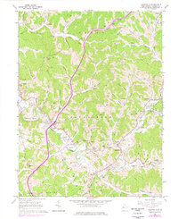 Download a high-resolution, GPS-compatible USGS topo map for Sandyville, WV (1977 edition)