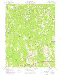 preview thumbnail of historical topo map of Pleasants County, WV in 1961