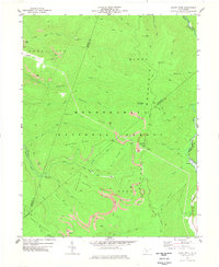 preview thumbnail of historical topo map of Pocahontas County, WV in 1977