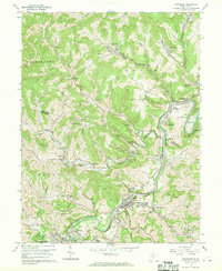 Download a high-resolution, GPS-compatible USGS topo map for Shinnston, WV (1970 edition)