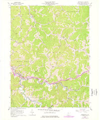 Download a high-resolution, GPS-compatible USGS topo map for Smithburg, WV (1977 edition)