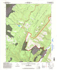 Download a high-resolution, GPS-compatible USGS topo map for Spruce Knob, WV (1998 edition)