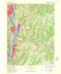 Download a high-resolution, GPS-compatible USGS topo map for Steubenville East, WV (1970 edition)