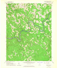Download a high-resolution, GPS-compatible USGS topo map for Strange Creek, WV (1967 edition)