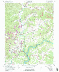Download a high-resolution, GPS-compatible USGS topo map for Summersville, WV (1977 edition)