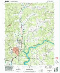 Download a high-resolution, GPS-compatible USGS topo map for Summersville, WV (2003 edition)
