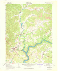 Download a high-resolution, GPS-compatible USGS topo map for Summersville, WV (1968 edition)