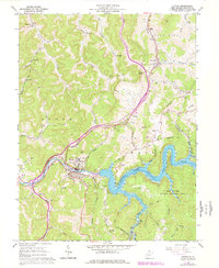 Download a high-resolution, GPS-compatible USGS topo map for Sutton, WV (1977 edition)