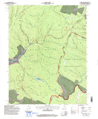 Download a high-resolution, GPS-compatible USGS topo map for Thornwood, WV (1998 edition)