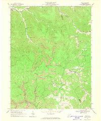 Download a high-resolution, GPS-compatible USGS topo map for Tioga, WV (1970 edition)