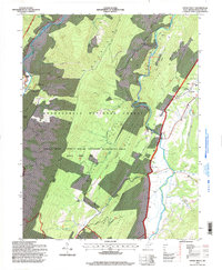 Download a high-resolution, GPS-compatible USGS topo map for Upper Tract, WV (1998 edition)