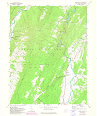 Download a high-resolution, GPS-compatible USGS topo map for Upper Tract, WV (1982 edition)