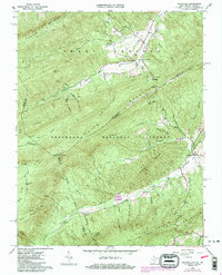 Download a high-resolution, GPS-compatible USGS topo map for Waiteville, WV (1986 edition)