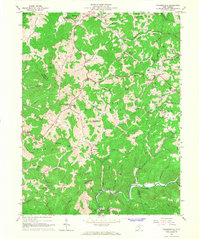 Download a high-resolution, GPS-compatible USGS topo map for Walkersville, WV (1968 edition)
