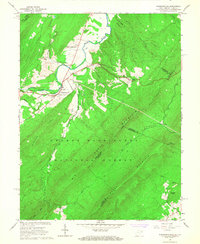 Download a high-resolution, GPS-compatible USGS topo map for Wardensville, WV (1967 edition)