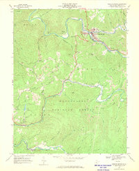 Download a high-resolution, GPS-compatible USGS topo map for Webster Springs, WV (1970 edition)