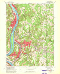 Download a high-resolution, GPS-compatible USGS topo map for Weirton, WV (1970 edition)
