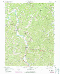 Download a high-resolution, GPS-compatible USGS topo map for West Hamlin, WV (1989 edition)