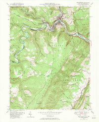 Download a high-resolution, GPS-compatible USGS topo map for Westernport, WV (1970 edition)