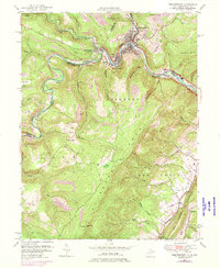 Download a high-resolution, GPS-compatible USGS topo map for Westernport, WV (1975 edition)