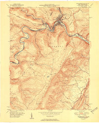 Download a high-resolution, GPS-compatible USGS topo map for Westernport, WV (1951 edition)