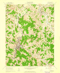 Download a high-resolution, GPS-compatible USGS topo map for Weston, WV (1962 edition)