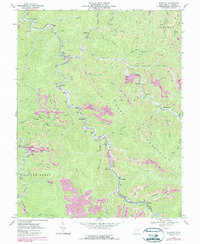 Download a high-resolution, GPS-compatible USGS topo map for Wharton, WV (1989 edition)