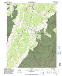 Download a high-resolution, GPS-compatible USGS topo map for Whitmer, WV (1998 edition)