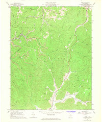Download a high-resolution, GPS-compatible USGS topo map for Widen, WV (1968 edition)