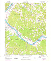 preview thumbnail of historical topo map of Winfield, WV in 1958