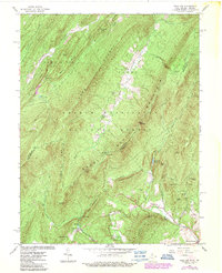 Download a high-resolution, GPS-compatible USGS topo map for Wolf Gap, WV (1987 edition)
