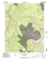Download a high-resolution, GPS-compatible USGS topo map for Woodrow, WV (1998 edition)
