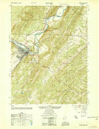 Download a high-resolution, GPS-compatible USGS topo map for Keyser, WV (1954 edition)