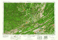 preview thumbnail of historical topo map of Bluefield, VA in 1961